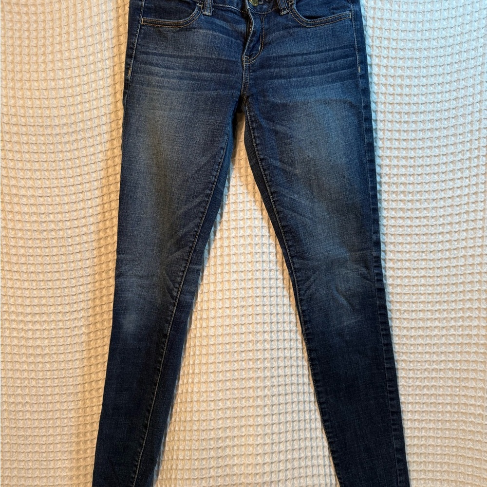 American Eagle Outfitters Dark Blue Jegging Jeans - Size 2 - Super Stretch